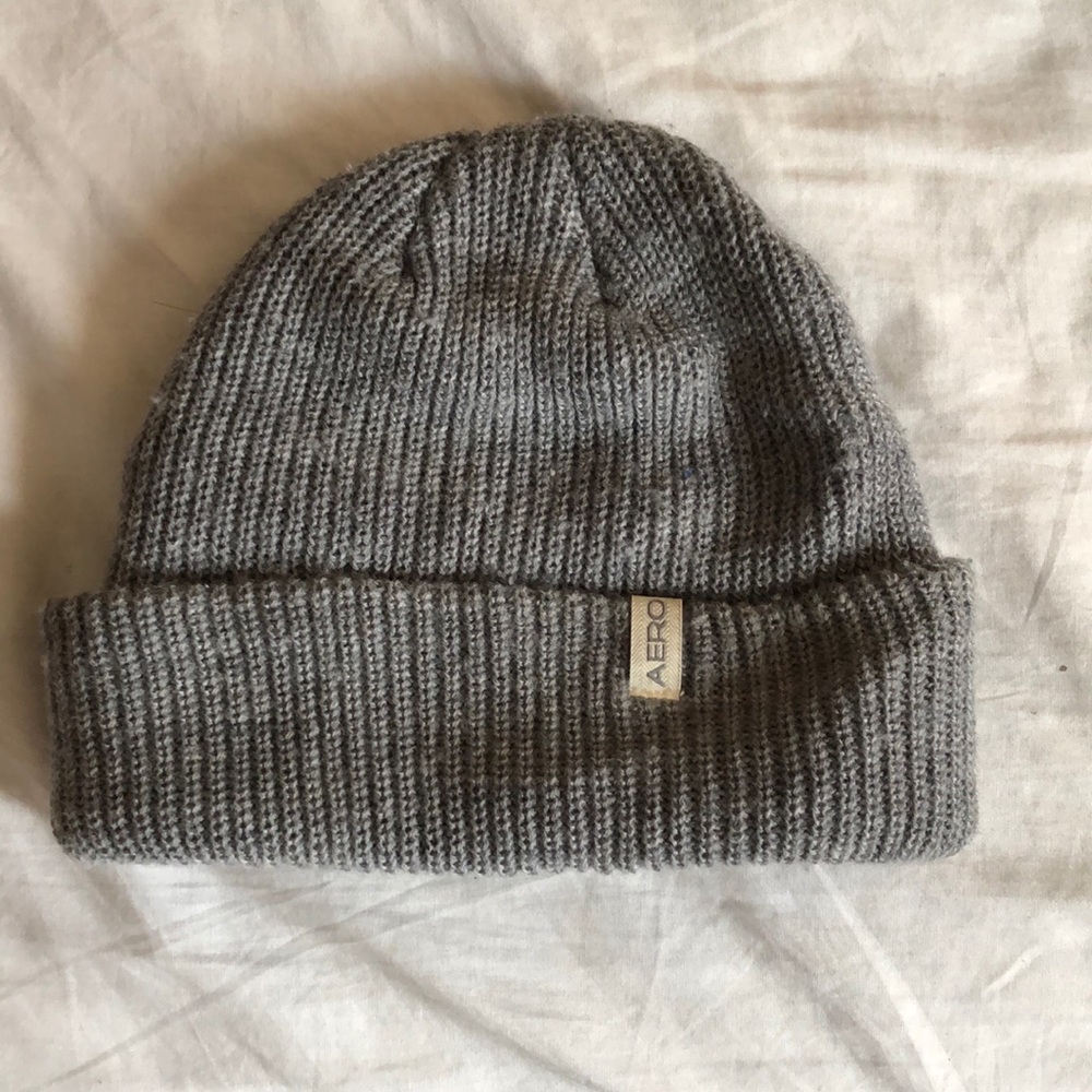 Gray beanie